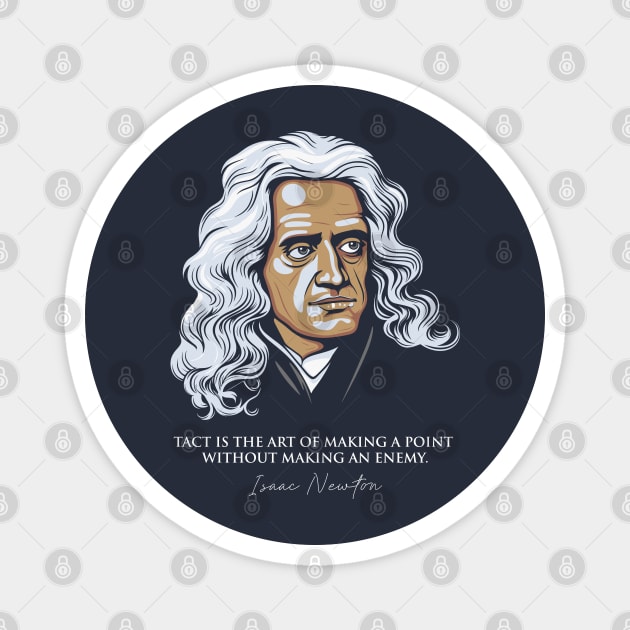 Isaac Newton Quotes Magnet by Yopi